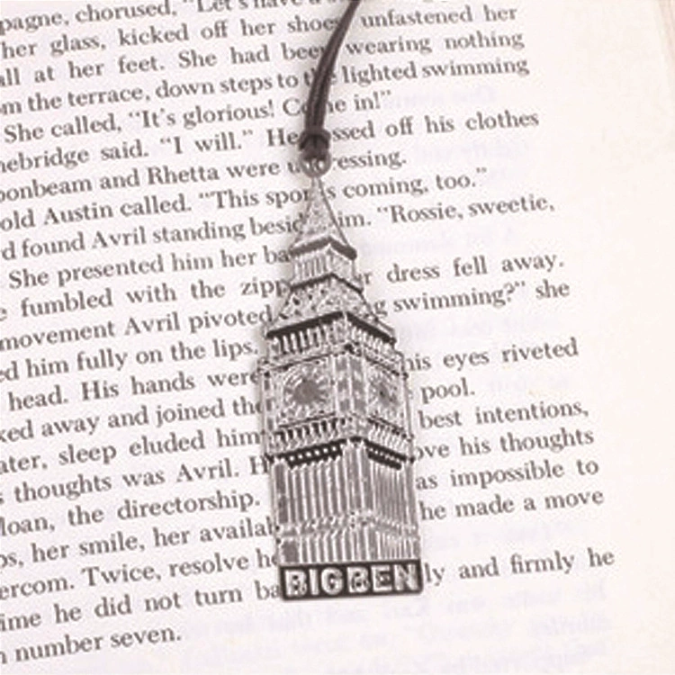 Creative stationary European and American retro iron tower metal bookmarks creative aesthetic bookmark 4 selection