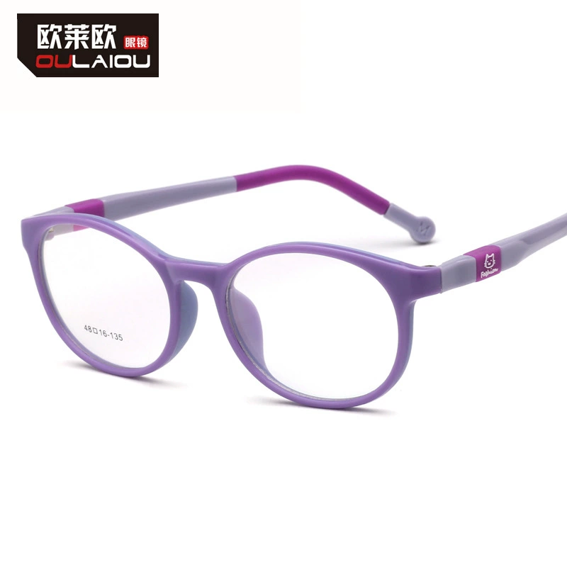 Cartoon children's silicone glasses, optics
