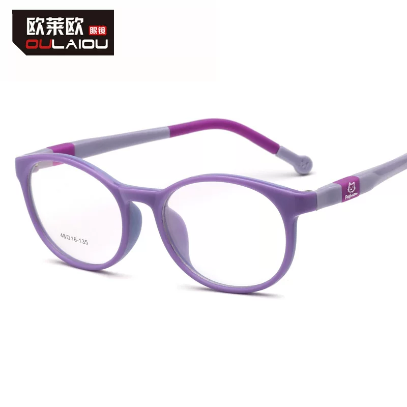 Cartoon children's silicone glasses, optics