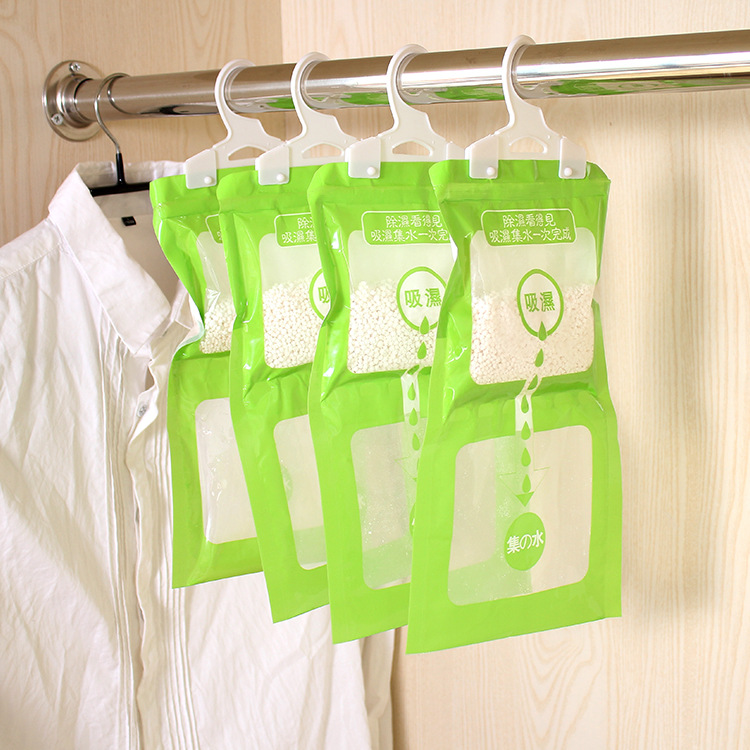 Hanging wardrobe dehumidifier, moisture-absorbing bag, room dehumidifier, wardrobe closet hanging moisture-absorbing bag, anti-mold moisture T