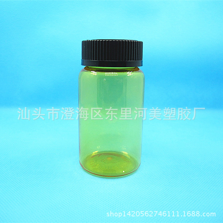 PET瓶120ml药品级包材保健品瓶虫草含片胶囊钙片压片糖果瓶