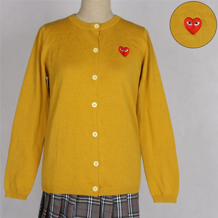 18 осень и зима мама взрослая одежда любовь вышитый кардиган хлопок вязаный кардиган