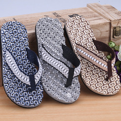 2019 Men's Casual Massage Granulated Toe Slip-on Sandals with Spiral Pattern Beach Shoes EVA Non-slip Slippers