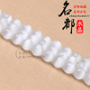 Crystal, beads, white accessory, cat's eye, wholesale