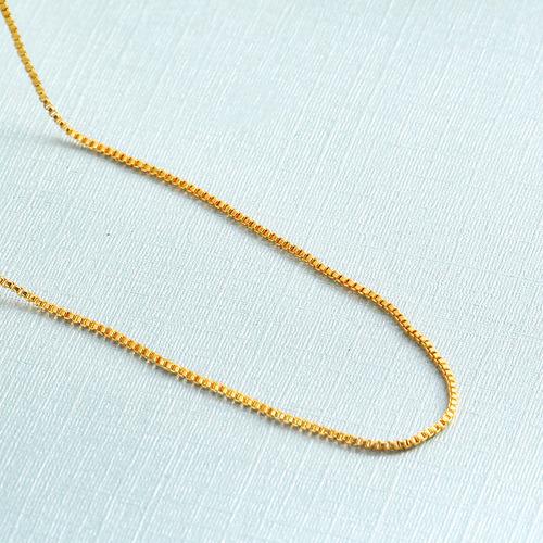 Ladies' Sand Gold Necklace Accessory, Non-Fading, High-End, Niche Clavicle Chain, Yiwu Copper Accessory, Gold Chain imitation