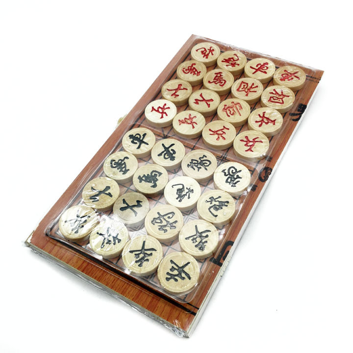P1443 ajedrez de madera en caja Ajedrez chino ajedrez de madera 10 yuanes suministro Yiwu yuanes grandes almacenes