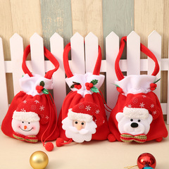 Christmas decoration supplies Christmas gift bag Christmas candy bag Santa Claus gift bag handbag