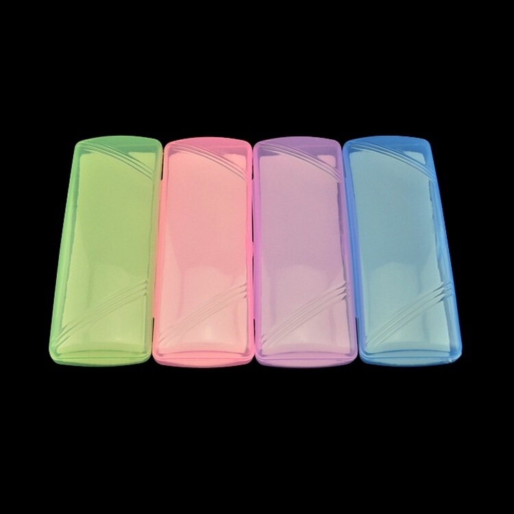 Color plastic transparent myopia glasses box hard presbyopia glasses box wholesale
