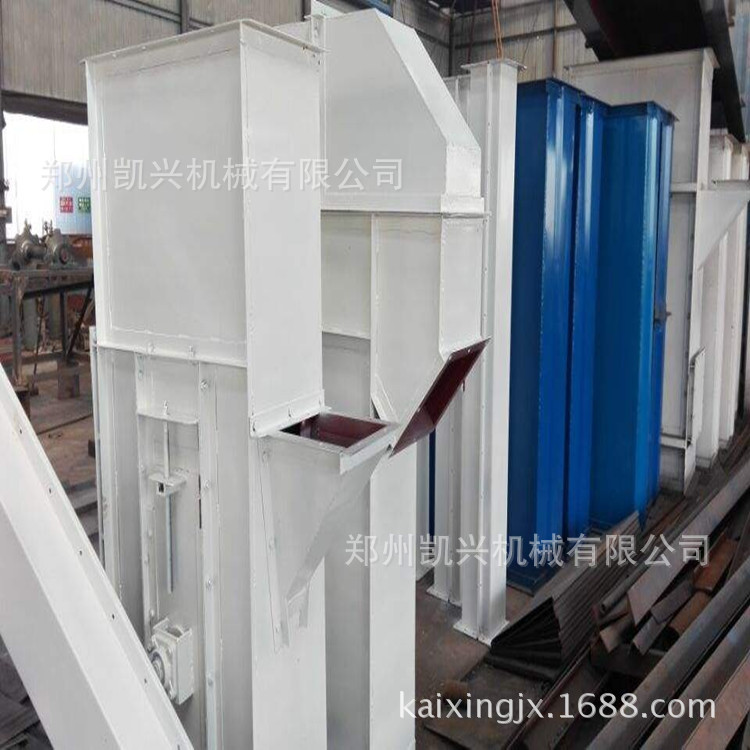 TD400型饲料粮食垂直上料机 皮带斗式提升机