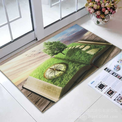 Avtomobil döşəmə paspasları – cartoon door mat kitchen floor - no-shortcut-40x60-cm