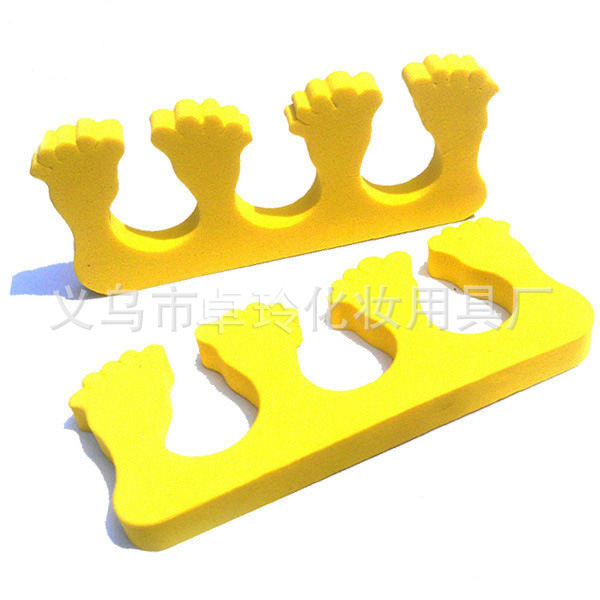 Fábrica directa EVA dedo algodón niños pie dedo separador uñas arte aislamiento especial protección del medio ambiente esponja