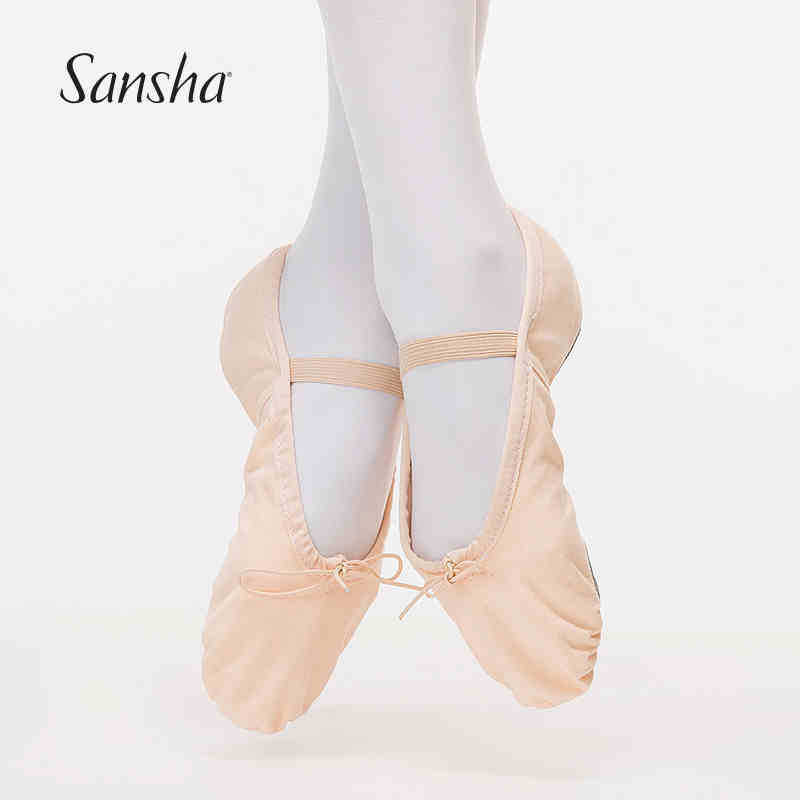 Sansha Ballet Practice Shoes Yoga Shoes Children's Dance Shoes Women's Soft Bottom Shoes Dancing Cat Claw Gymnastics Shoes for Boys and Girls