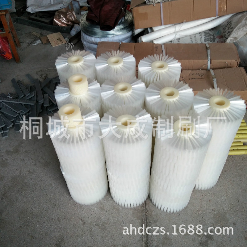 工业刷子厂家供应抛光空心管毛刷 擦鞋机毛刷轮 PP尼龙毛刷棒刷