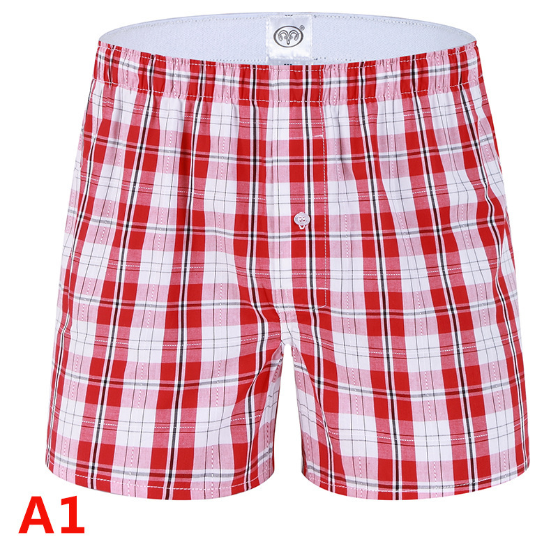 Lin Hengxiang algodón sueltos calzoncillos de los hombres verano casa casual impreso Arro pantalones cortos pantalones de los hombres al por mayor