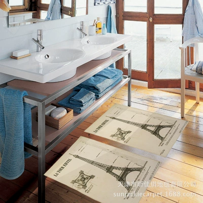 LOGO floor mat, Avtomobil döşəmə paspasları - paris-tower-40x60-cm