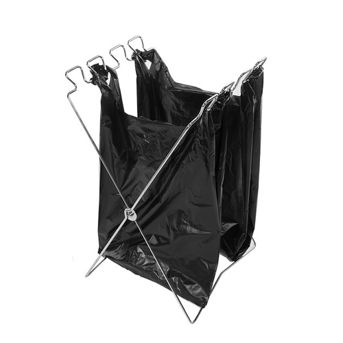 Export outdoor garbage bag holder sundry storage rack hanger foldable portable storage bracket wholesale