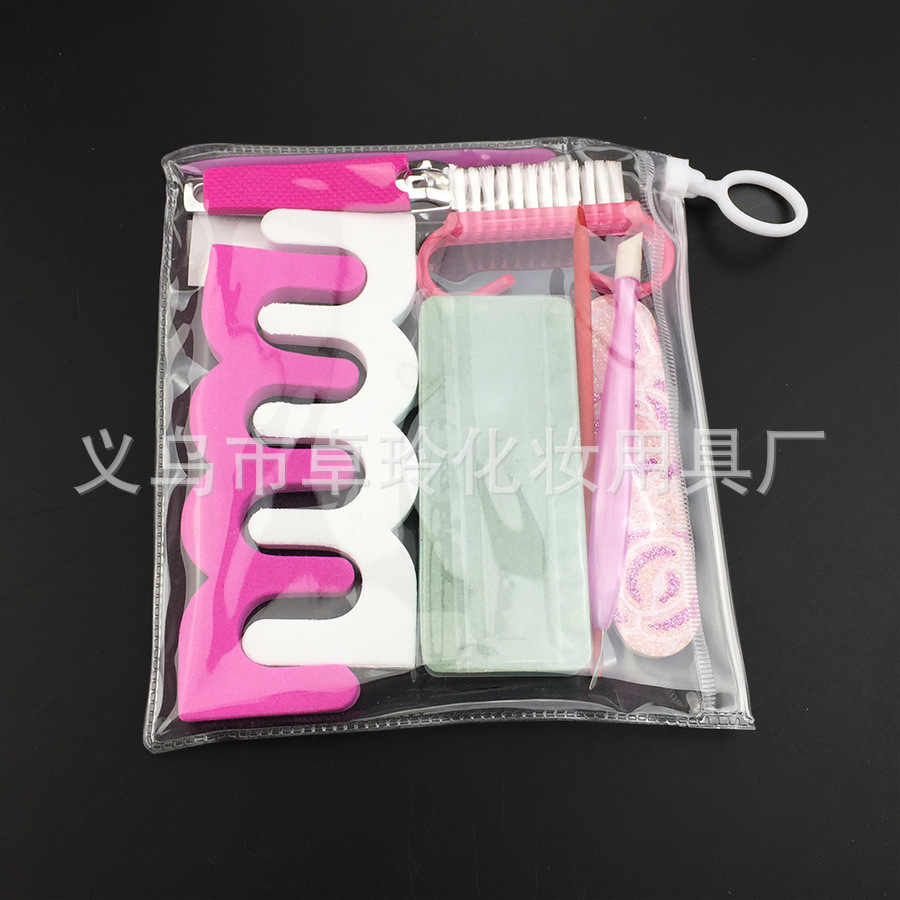 Profesional traje de manicura esmalte de uñas forma lima de uñas herramientas de manicura 8-piece set Comercio exterior al por mayor