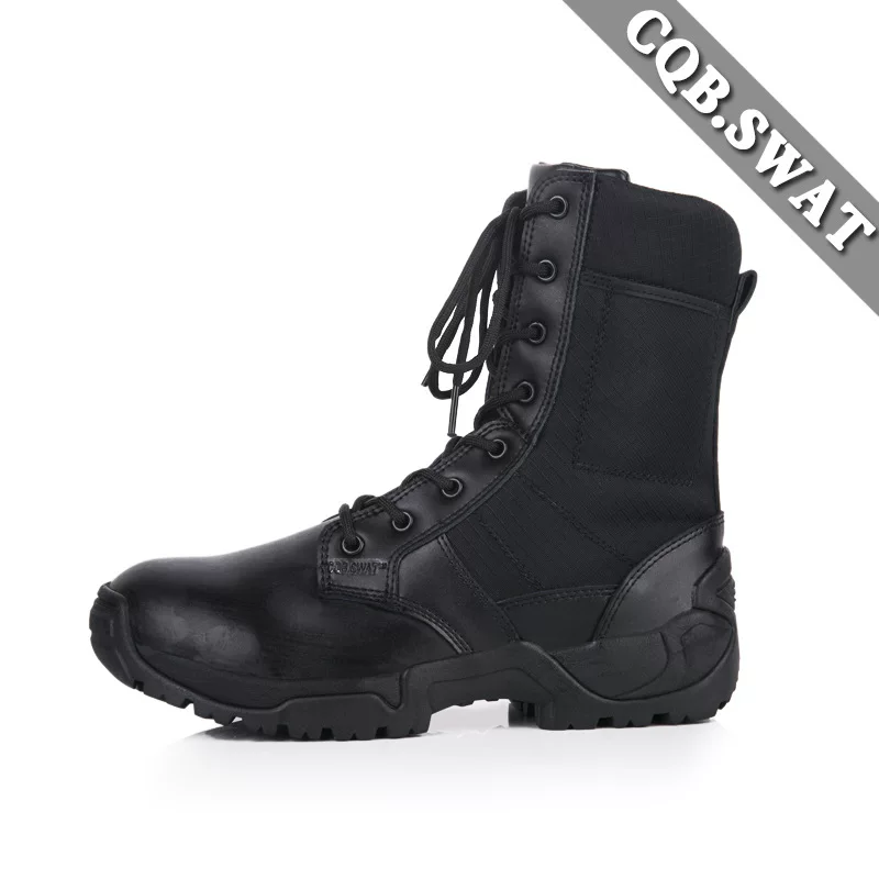 Cqb, shock-absorbing high tactics breathable boots