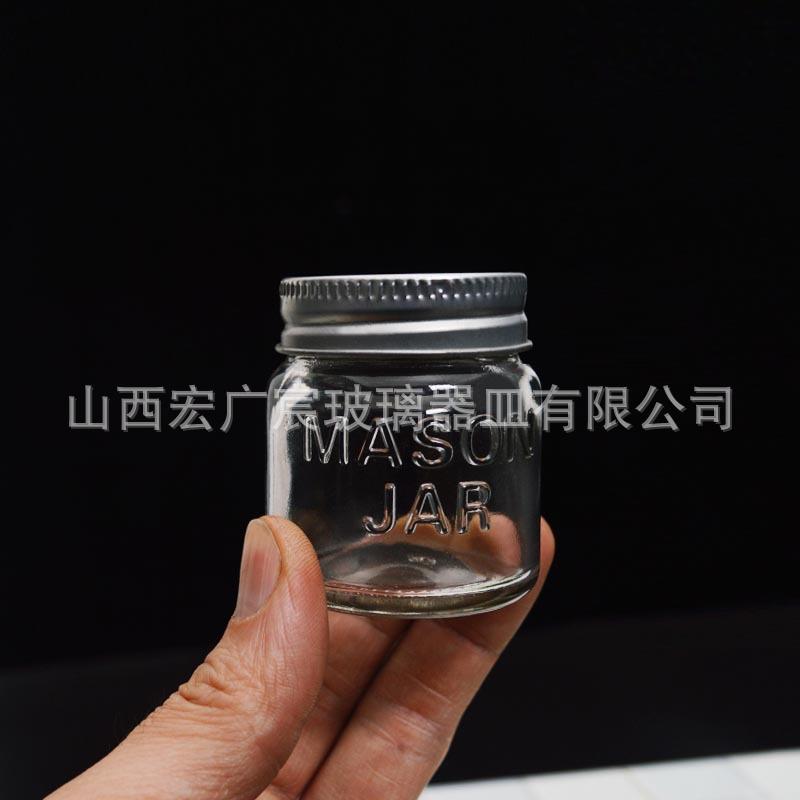 迷你小糖果瓶玻璃分装瓶手工糖果瓶透明管制玻璃瓶创意螺口糖果瓶