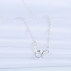 Qiming Simple and infinite eight -character pendant 8 -character love necklace rhinestone speed sales of foreign trade supply