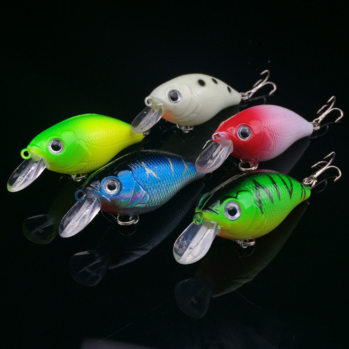 Weihe Minollua bait set 5 pieces/set 5-color fat man fishing bait fishing gear wholesale cross-border