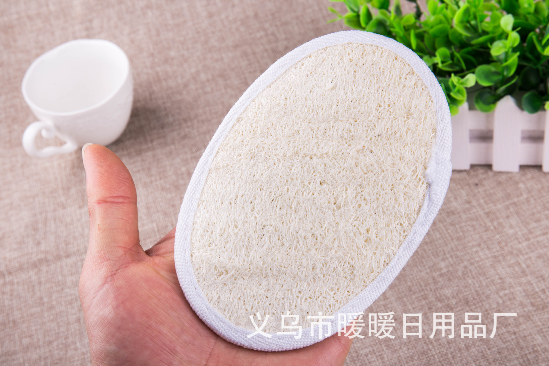 Esponja de esponja natural tira larga Toalla de vuelta viejo tendón seco Loofah Luo Toalla de baño de limpieza de baño de vuelta Toalla de baño transfronteriza