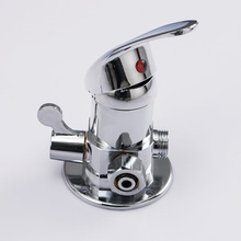 太阳能热水器混水阀明装淋浴混合阀冷热开关卫生间带上水阀配件