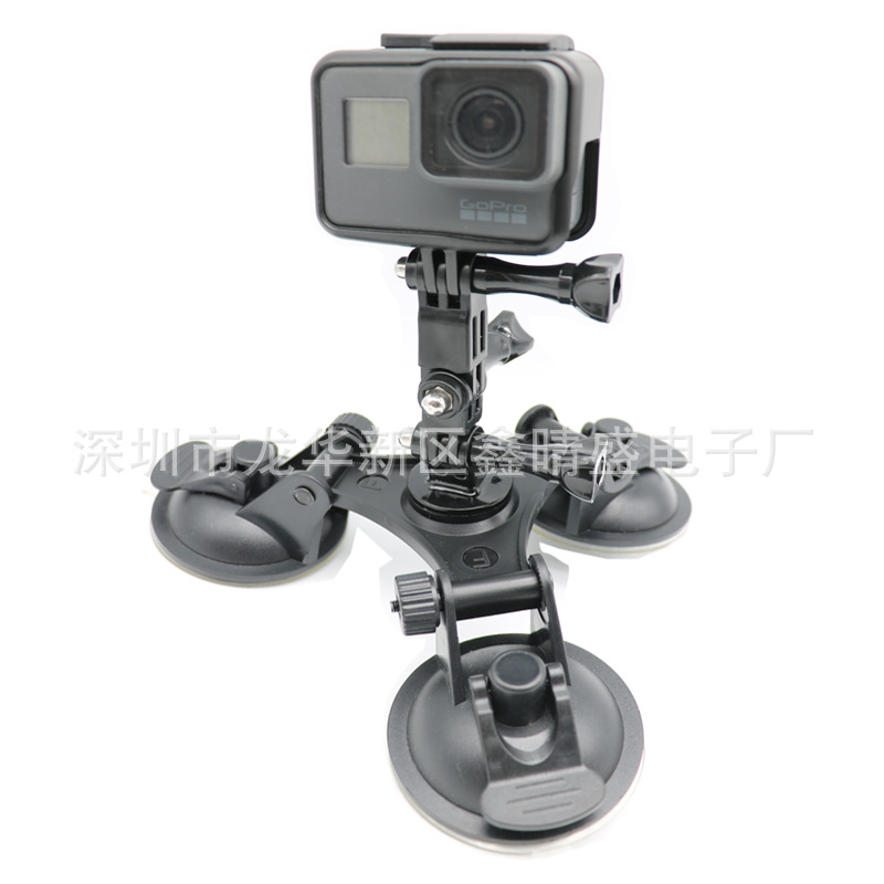 Manufacturers supply-GOPRO car car suction cup triangular suction…