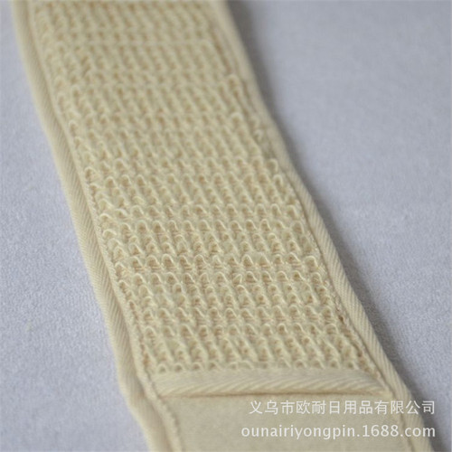 Pure natural cotton long back-pull bath towel to remove mud, powerful exfoliating massage back-scrubbing bath brush factory direct sale