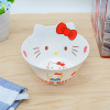 The new martial amine cartoon -shaped bowl -proof printing printed children's tableware Mei Dia Creative Babies Diet Bowl imitation porcelain