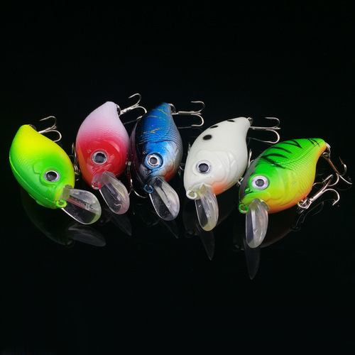 Weihe Minollua bait set 5 pieces/set 5-color fat man fishing bait fishing gear wholesale cross-border