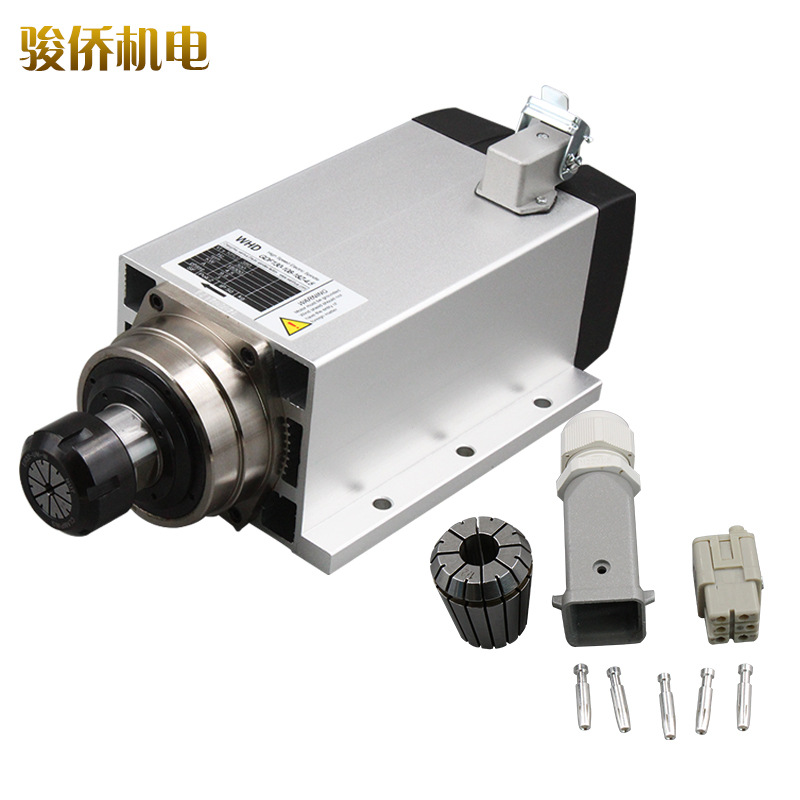正品顺通主轴2.23.54.5 6 7.5 9KWER32木工雕刻机开料机主轴电机