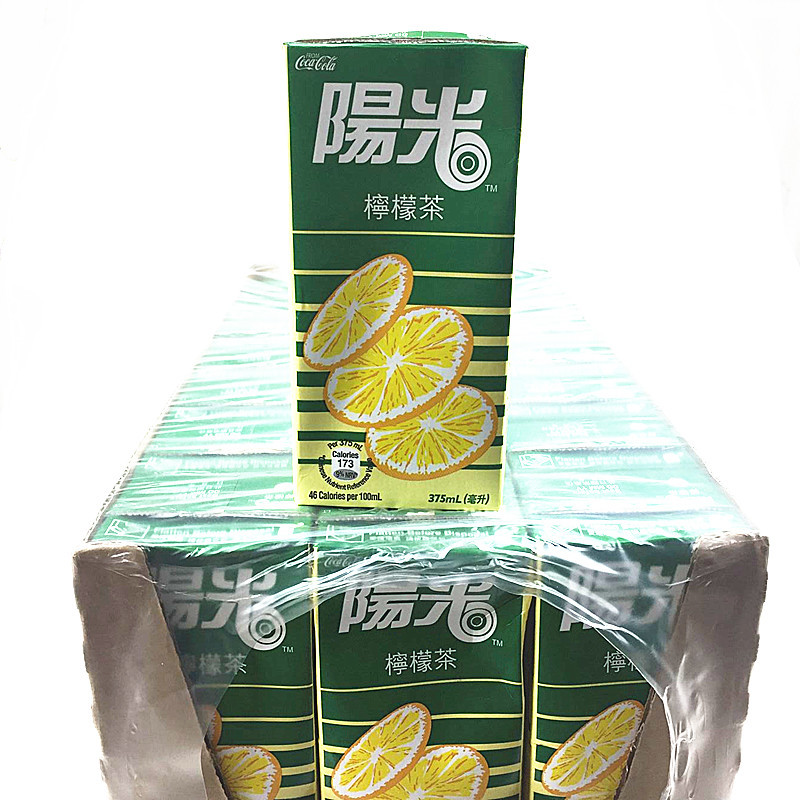 香港进口饮料 阳光柠檬茶330ml*24支/箱 港式阳光茶餐厅饮品