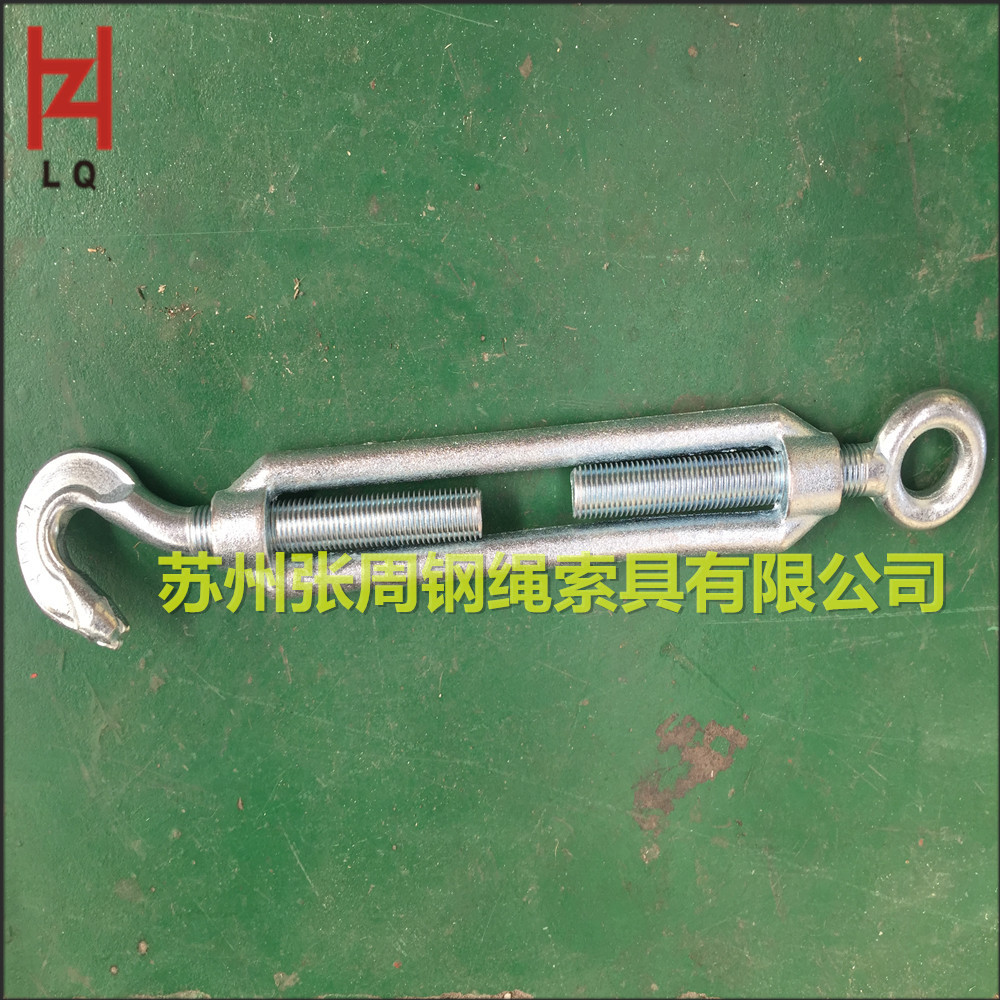 厂家现货供应国标重型螺旋扣 花篮螺丝 OC型开式索具螺旋扣