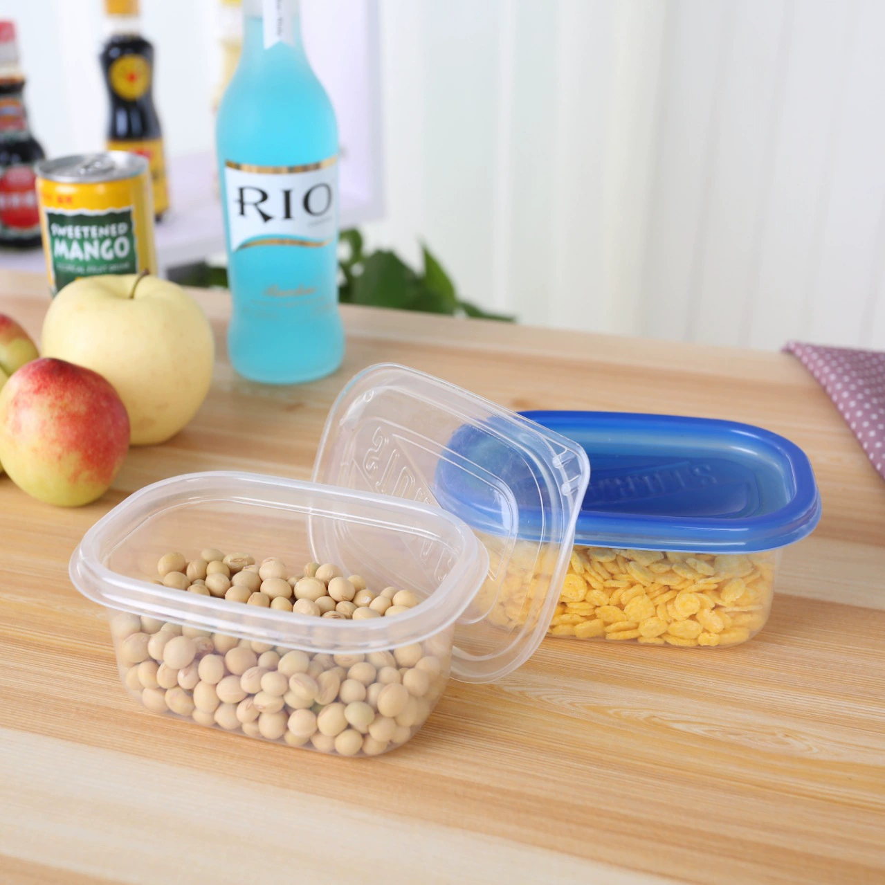 Фабрика 280 мл лазанья торт коробка одноразовые пластиковые небольшой Ланч-бокс упаковочная коробка фрукты рыбалка коробка в наличии оптом