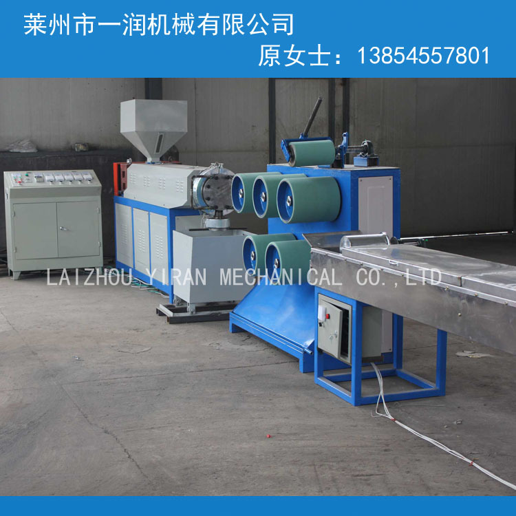 山东PE，PA塑料圆丝拉丝机 制绳拉丝机生产线