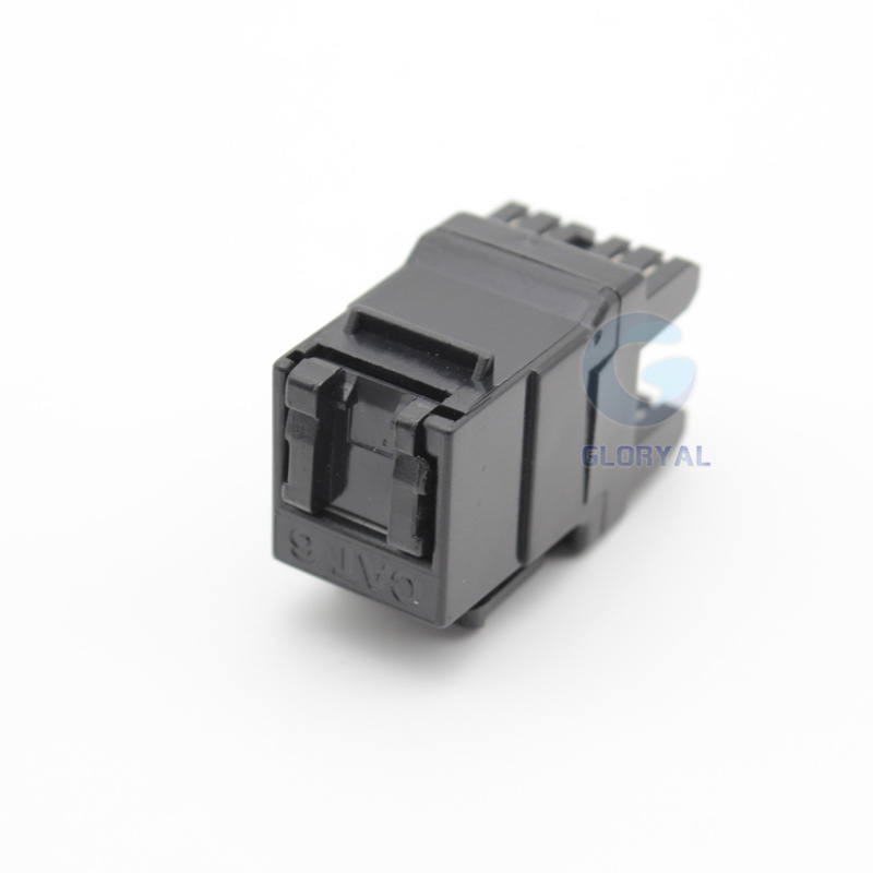 六类cat6 keystone jack非屏蔽信息电脑网络模块
