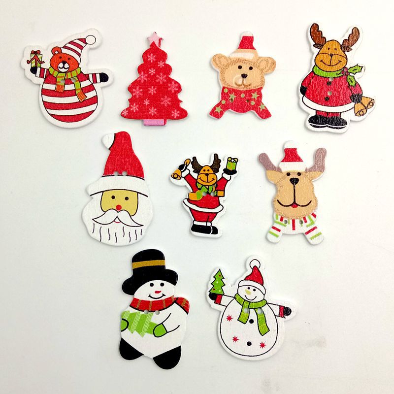 Navidad blanca nueve colores serie de Navidad 100 un paquete