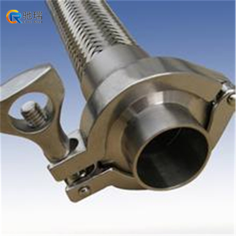 厂家供应 快速接头式金属软管 扳把羊角式 不锈钢金属波纹软管