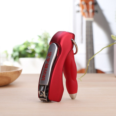 Papelería creativa cortaúñas bolígrafo mini plegable pequeña pluma herramienta llavero pluma multifuncional bolígrafo