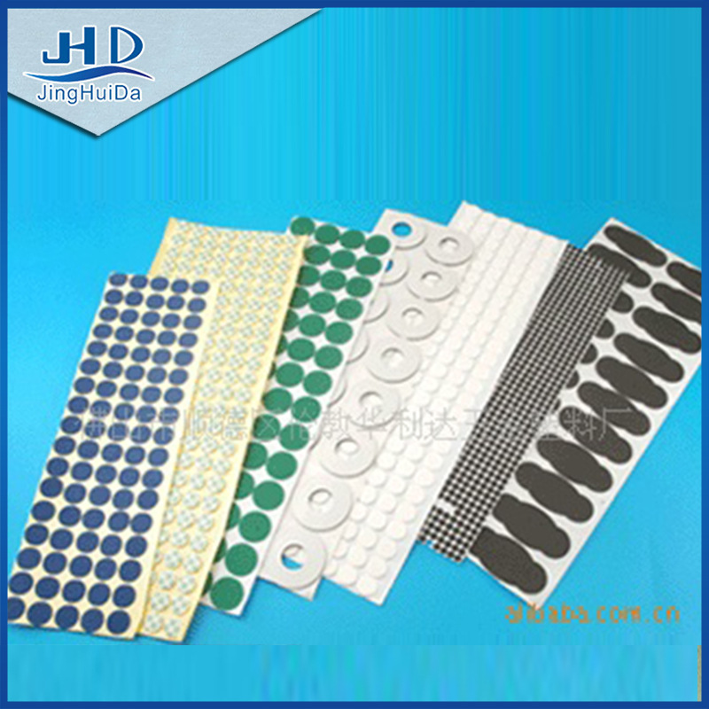 圆形自粘白色减震硅胶垫透明硅胶垫黑色硅胶垫片防滑硅胶脚垫避震