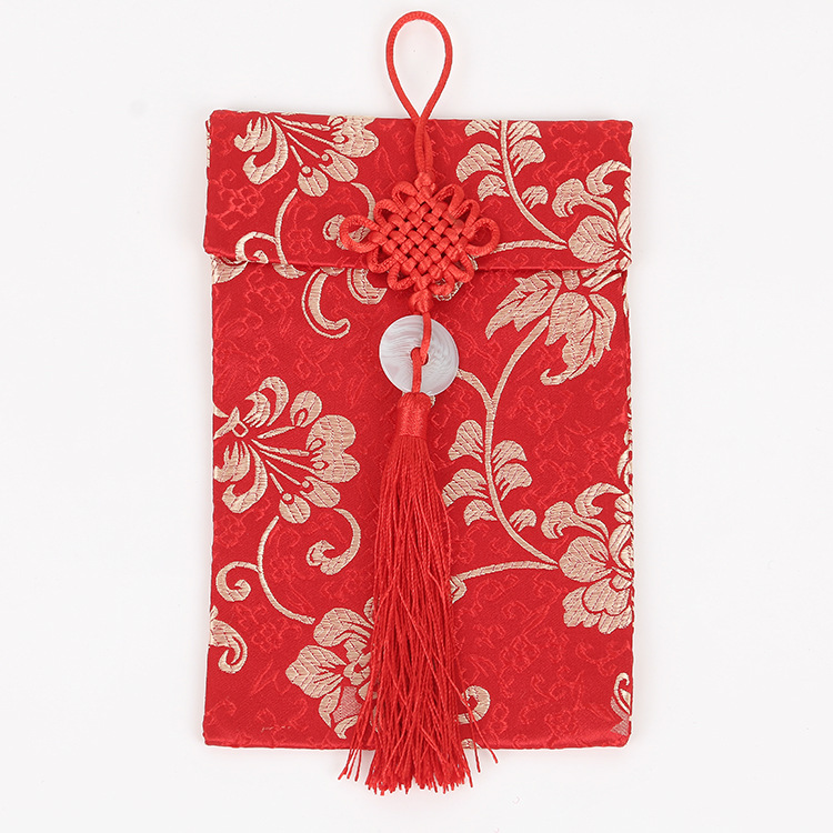 新年春节布艺红包织锦缎丝绸创意中式广告喜糖袋结婚用品