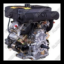 小型双缸柴油机风冷双缸柴油发动机四冲程柴油机298 25马力