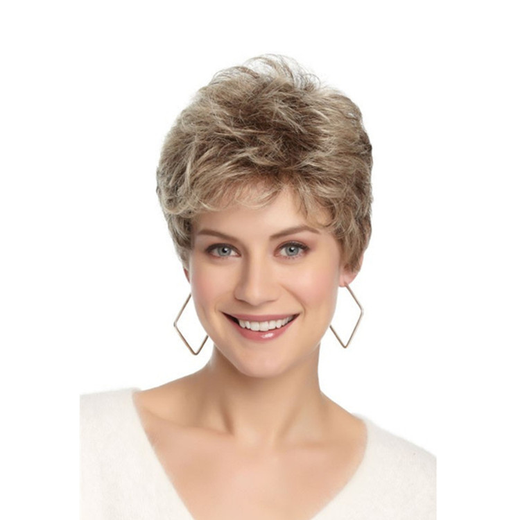Supply of Good Quality Wigs for Short Hair, Women's Sexy Hairstyles, White Loves European and American Fake Wigs, Hot Selling Export