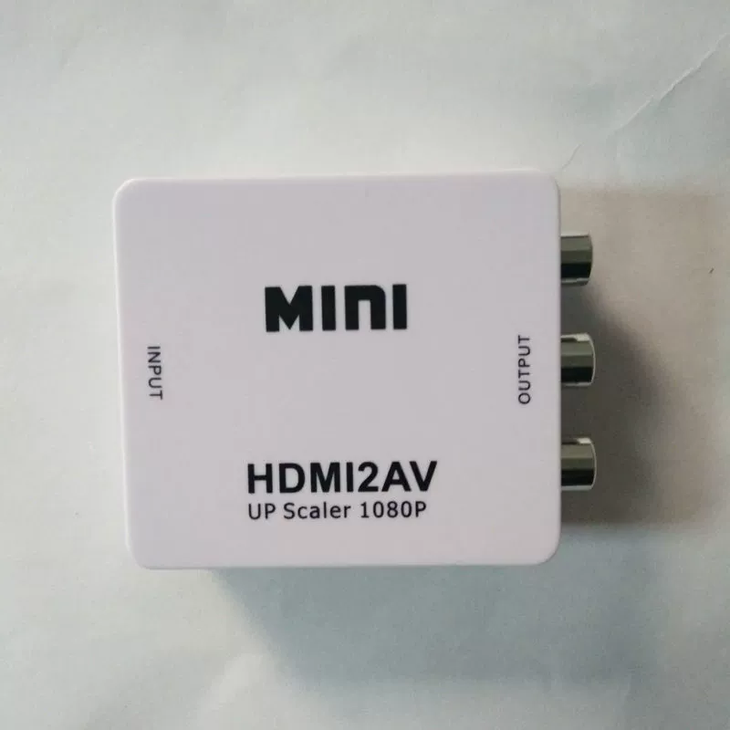 HDMI к AV переключатель поддерживает 1080p CVBS/RCA тройной цветной интерфейс мини HDMI к AV конвертер