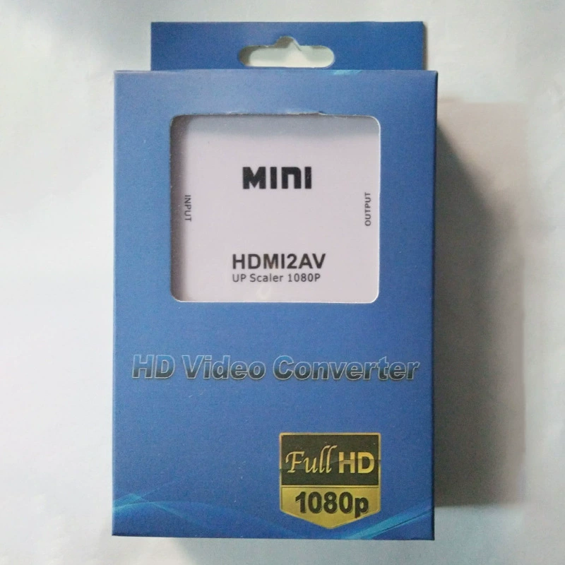 HDMI к AV переключатель поддерживает 1080p CVBS/RCA тройной цветной интерфейс мини HDMI к AV конвертер