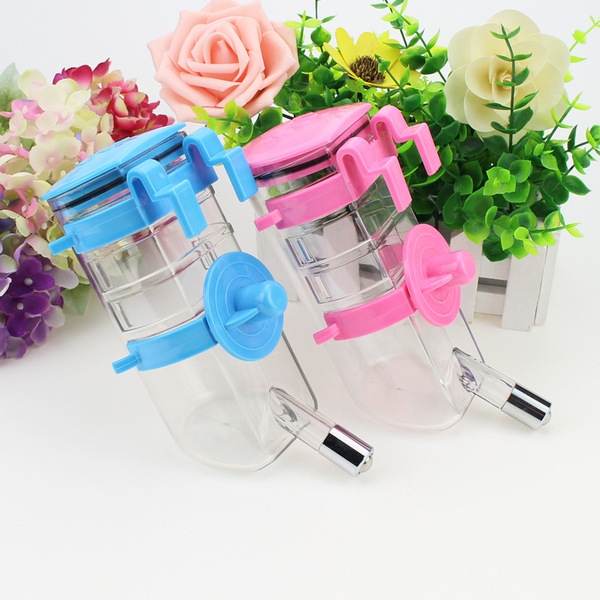 Dog cage hanging pet water drinker stainless steel ball dog water…
