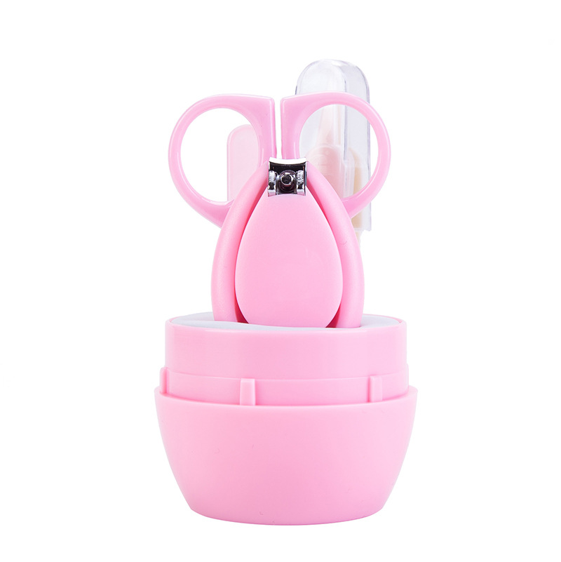 Juego de cortaúñas para bebé, 4 piezas, seguro