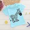 Children's cotton summer T-shirt, top for boys, clothing, children's clothing, wholesale