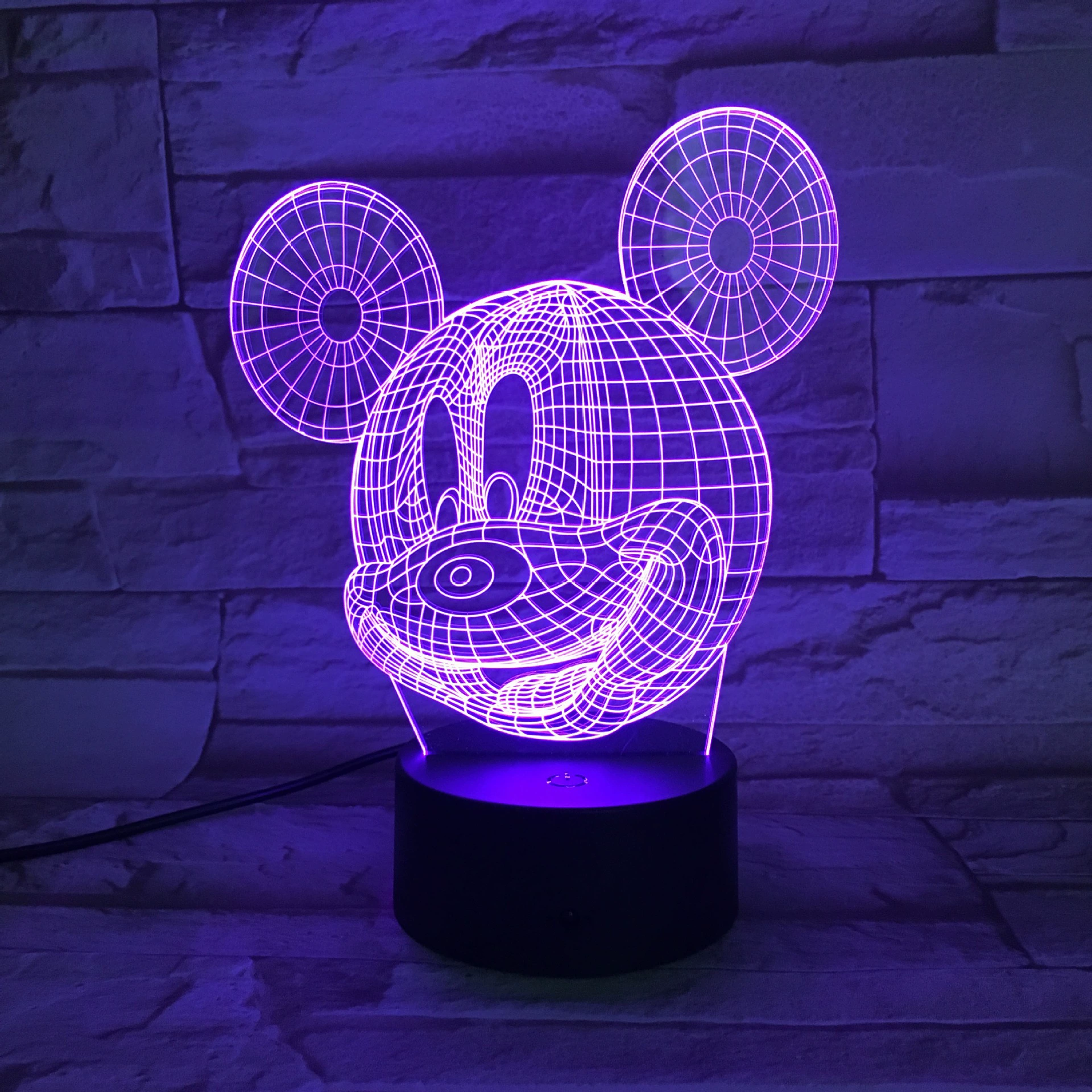 Н night light, тренд 2017 года, 3D, креативный подарок